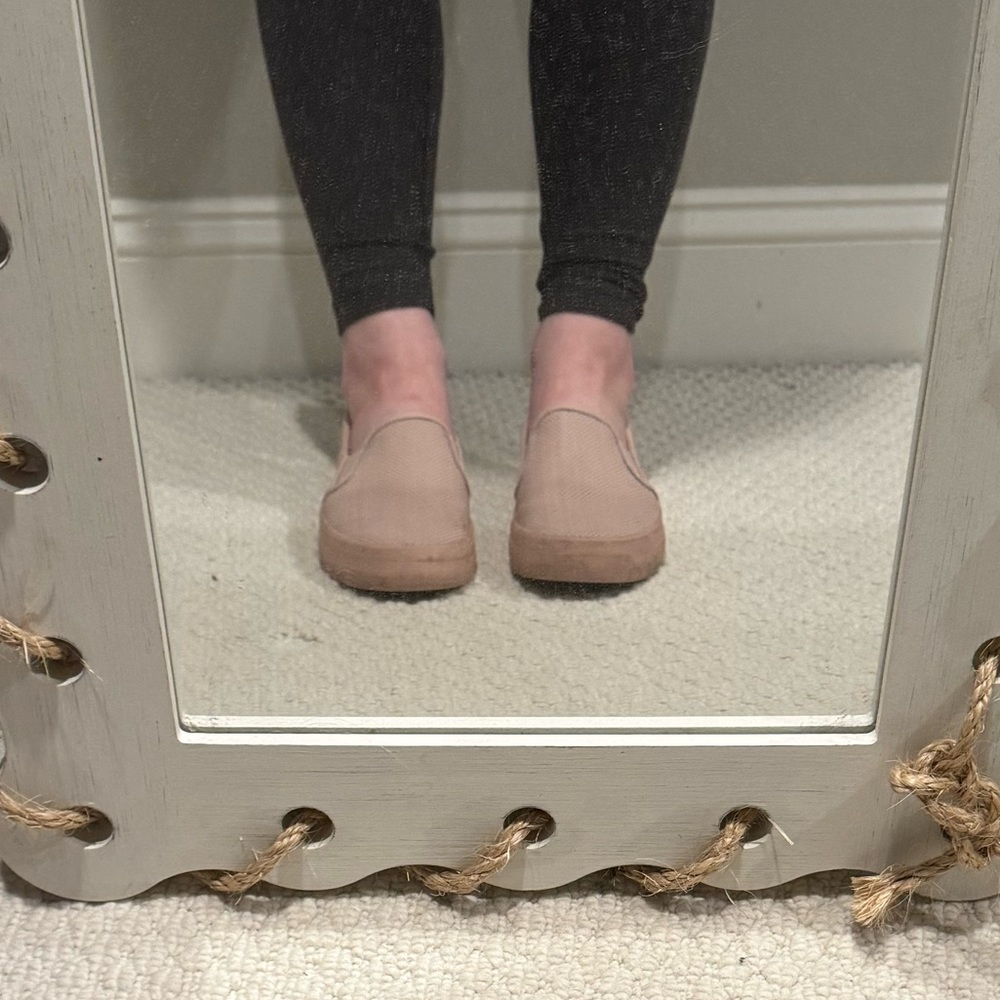 Pink breathable leather Sperry’s